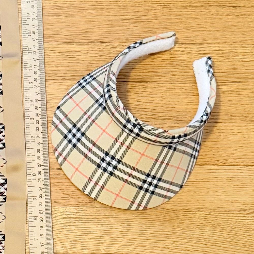 Classic Tan Plaid Visor